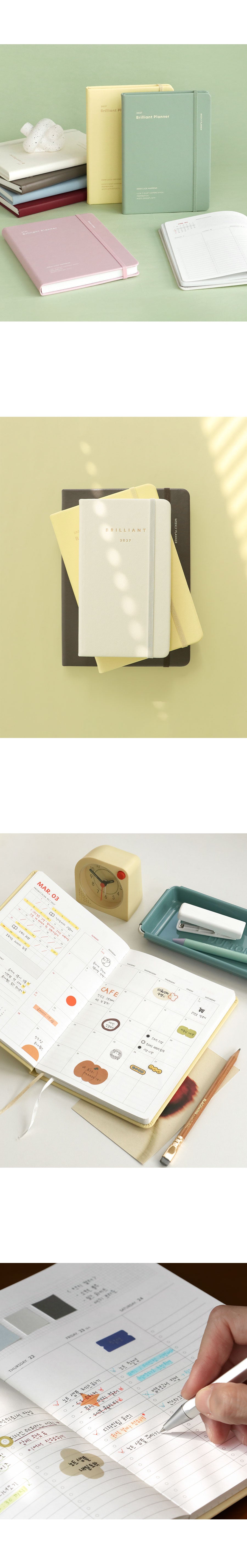 Iconic Brilliant Weekly Planner 2027 — original detalle e interior 10