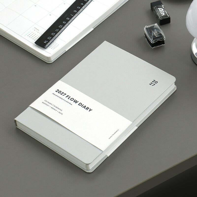 Flow Diary 2027 · Light grey