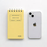 Iconic - Libreta To do list - Flow checklist | 01 Butter yellow