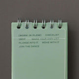 Iconic - Libreta To do list - Flow checklist | 02 Vintage mint