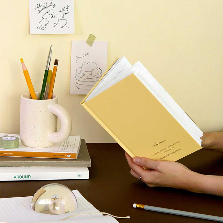 Iconic Cuaderno Souvenir B6 | Hojas con Líneas | Yellow