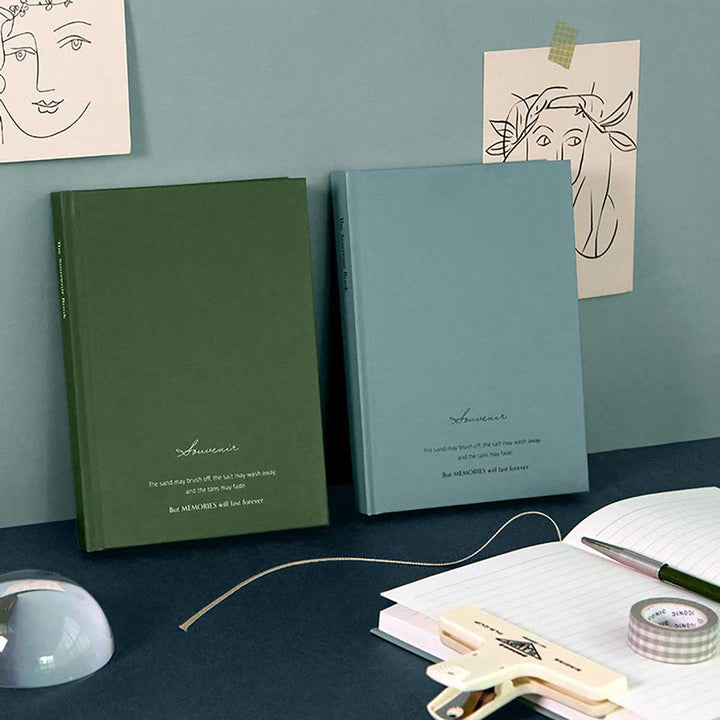 Iconic Cuaderno Souvenir B6 | Hojas con Líneas | Sage Green