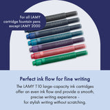 LAMY - T 10  Cartuchos de tinta 5 uds | Turquesa