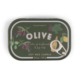 Paddywax – Vela Aromática 4.5oz/127g Printed Tin Candle Bistro | Olive - Fig & Olive