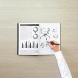 Kokuyo - Clip Note BIZRACK A4 | Black