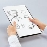 Kokuyo - Clip Note BIZRACK A4 | Black