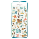 MIND WAVE - Stickers Quilt Atelier | City with Harbor
