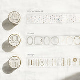 MIND WAVE -  Cinta adhesiva Transparente de 30mm | Frame