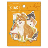 MIND WAVE - Ciao Stickers | Shiba Dog