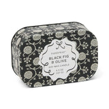 Paddywax –  Vela Aromática 4.5oz/127g Printed Tin Candle Cherie | Black & Grey - Black Fig & Olive
