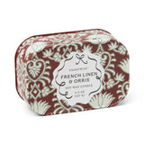 Paddywax –  Vela Aromática 4.5oz/127g Printed Tin Candle Cherie | Crimson & Cream - French Linen & Orris