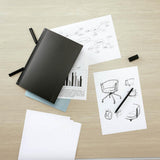 Kokuyo - Clip Note BIZRACK A4 | Black
