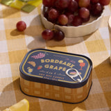 Paddywax – 4.5oz/127g Printed Tin Candle Bistro | Grapes - Bordeaux Grape