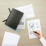 Kokuyo - Clip Note BIZRACK A4 | Black