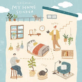 Mind Wave - Stickers My home | Reading Time