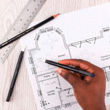 Tombow - Borrador de precisión MONO Zero Classic recambiable | Rayas Punta Rectangular