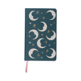 Designworks – Celestial Bookcloth Journal | Teal Moon