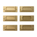 Traveler's Company - BRASS Label Plate