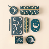 Designworks – Celestial Bookcloth Journal | Teal Moon