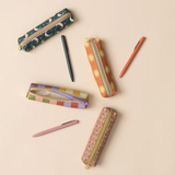 Designworks – Set de Bolígrafo y Estuche -  Pen & Pouch Set - Terracotta Sun