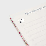 Pepa Paper - Agenda Día Página A5 | Ene - Dic 2026 | Floral Roses