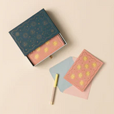 Designworks – Set de 16 Tarjetas de felicitación | Celestial Notecards