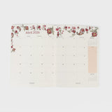 Pepa Paper - Monthly Planner | Sep 2025 a Dic 2026 | Floral Roses