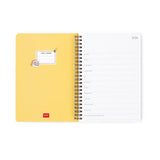 Legami - 12-Month Daily Planner - Medium - 2025 | Day per Page A5 | Moonglow