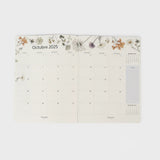 Pepa Paper - Monthly Planner | Sep 2025 a Dic 2026 | Wild Flowers