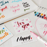 Sailor - Shikiori Brush Pen Set de 5 | Doble tip: Brush and Fine | Autumn Set 