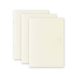 Midori MD Paper - MD Notebook Light A6 Pack de 3 cuadernos | Hojas Lisas