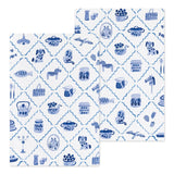 Midori - Yuru Log Notebook (B6) Cuaderno con Malla de Puntos | Blue Nordic