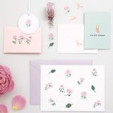 Rico Designs - Pegatinas Washi La vie en Rose - Rollo de 200