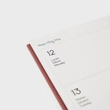 Pepa Paper - Agenda Semanal A5 | Sep 2025 - Dic 2026 | Rosa Vintage