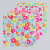 Shogado - Papel de Origami Yuzen Washi - 15x15cm | Neon 1