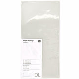 Rico Design - Paper Poetry Luxury Pack de 5 sobres DL 11x22cm de 100 g/m² | Light Grey