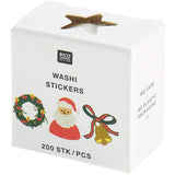 Rico Design - Rollo de Pegatinas Washi stickers Santa