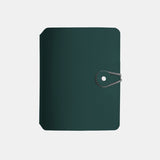 vacavaliente - Cuaderno Madison A6 - Funda de Cuero Reciclado y Cuaderno con Líneas | Verde Amazonia