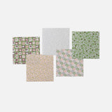 Shogado - Papel de Origami Yuzen Washi - 15x15cm | Flower 1