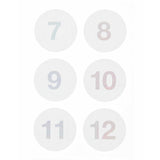 Rico Design - Paper Poetry Pegatinas Calendario de Adviento | Números 1 - 24