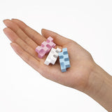Kokuyo - Mini Kadokeshi Gomas de borrar | Pack de 2 | Blanco y Azul