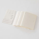 Midori MD Paper - MD Notebook Light A6 Pack de 3 cuadernos | Hojas Lisas