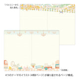Midori - Yuru Log Notebook (B6) Cuaderno con Malla de Puntos | Travel Hotel