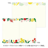 Midori - Yuru Log Notebook (B6) Cuaderno con Malla de Puntos | Motif Textile