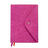 ARTEBENE - MAJOIE Notebook A5 Vegan Leather Croc | Dotted | Pink