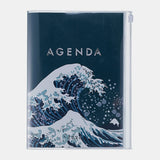Mark's - Agenda Semanal A5 | Sept 2025 - Dic 2026 | Japan Wave Blue