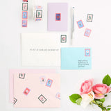 Rico Designs - Paper Poetry Mini Adhesivos La Vie en Rose Sellos 120 Pegatinas
