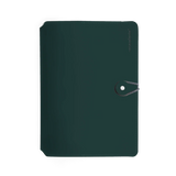 vacavaliente - Cuaderno Madison A5 - Funda de Cuero Reciclado y Cuaderno Rayado | Amazonia Green