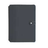 vacavaliente - Cuaderno Madison A5 - Funda de Cuero Reciclado y Cuaderno Rayado | Grafite