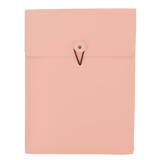 vacavaliente - Porta Papeles de Cuero Reciclado A4 Urban | Pink Sand